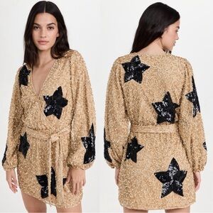 NEW Show Me Your Mumu Wear Me Out Dress Star Sequins